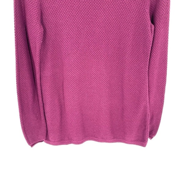 Peruvian Connection Pima Cotton Purple Knit Pullover Crewneck LongSleeve Sweater - Picture 3 of 7